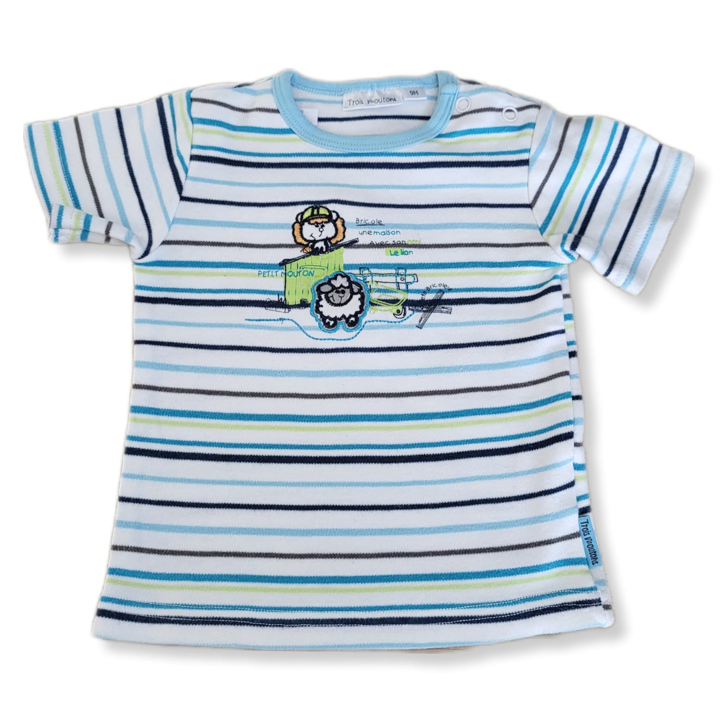 Tee-Shirt Trois Moutons 9 mois