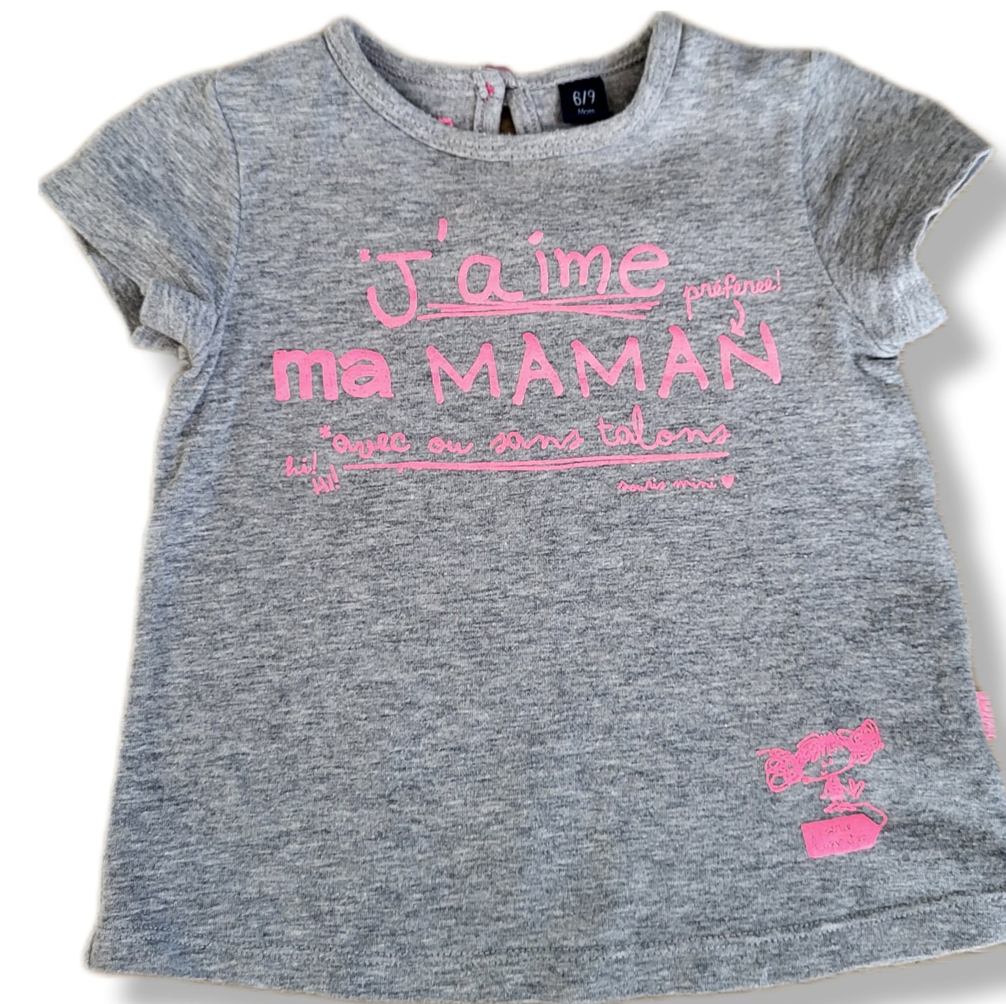Tee-Shirt Souris Mini 6-9 mois