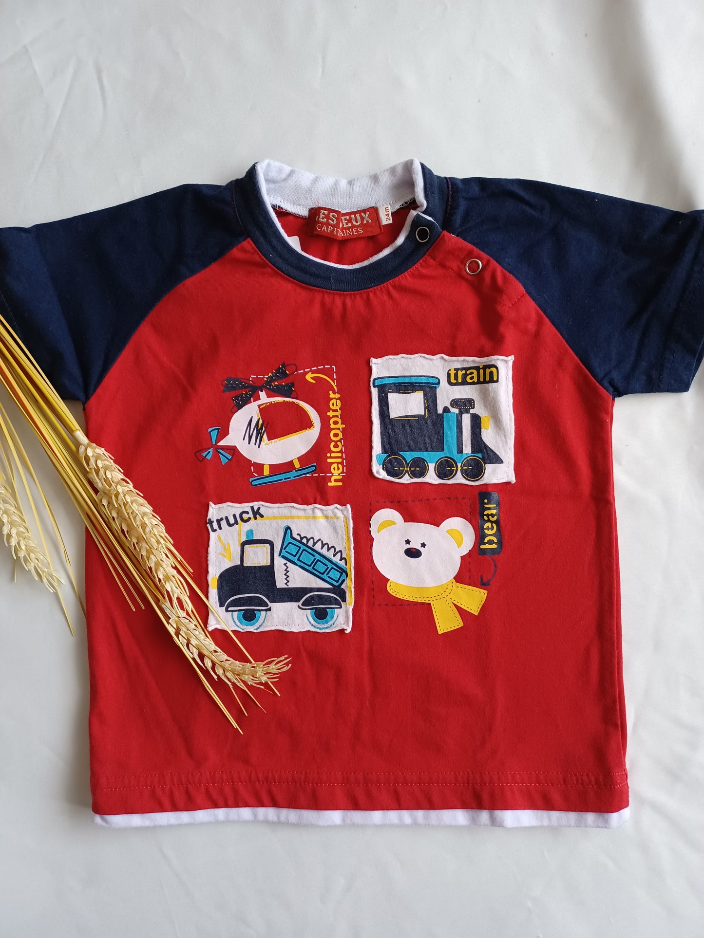Tee-Shirt Les deux capitaines 24 mois