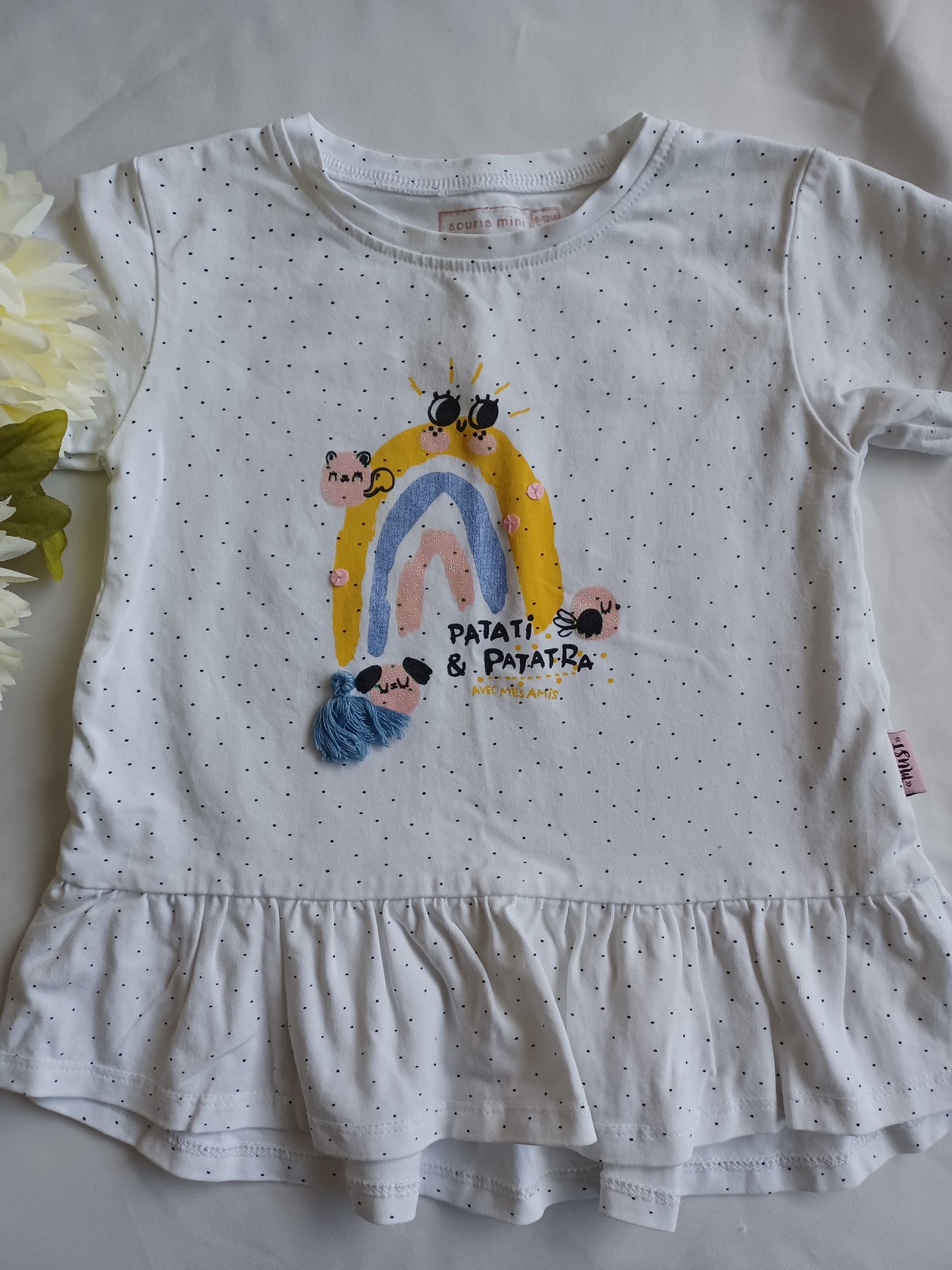 Tee-Shirt Souris Mini 9-12 mois