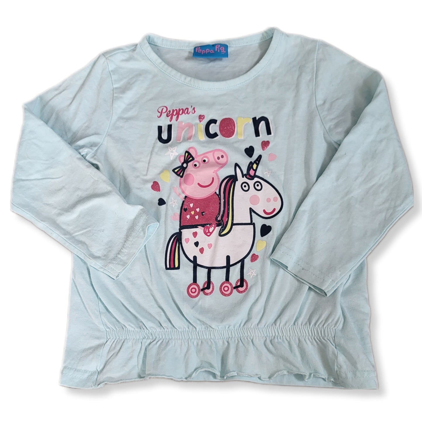 Chandail Peppa Pig 4T (imparfait)