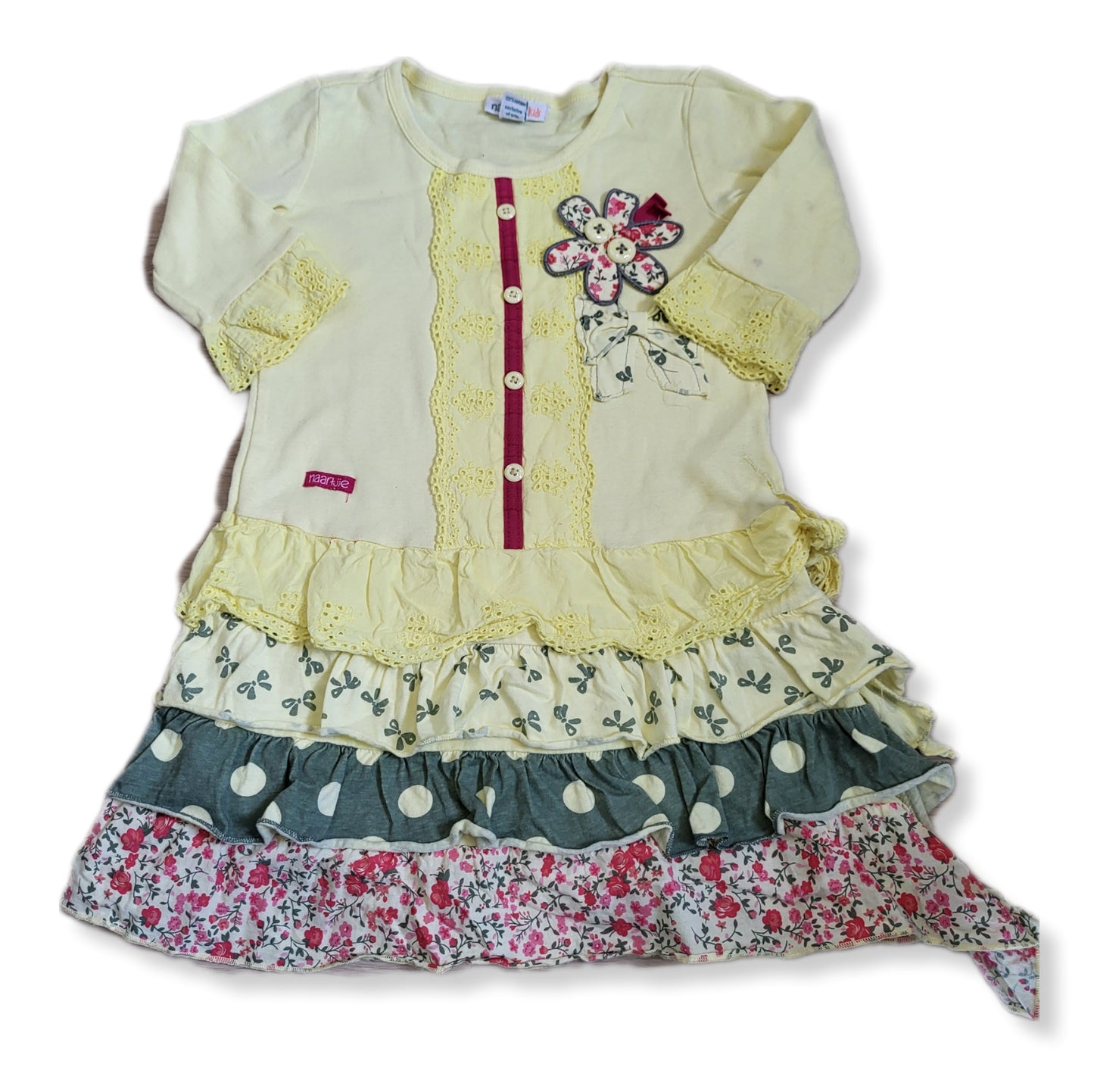 Robe naartjie kids 4 ans (imparfait)