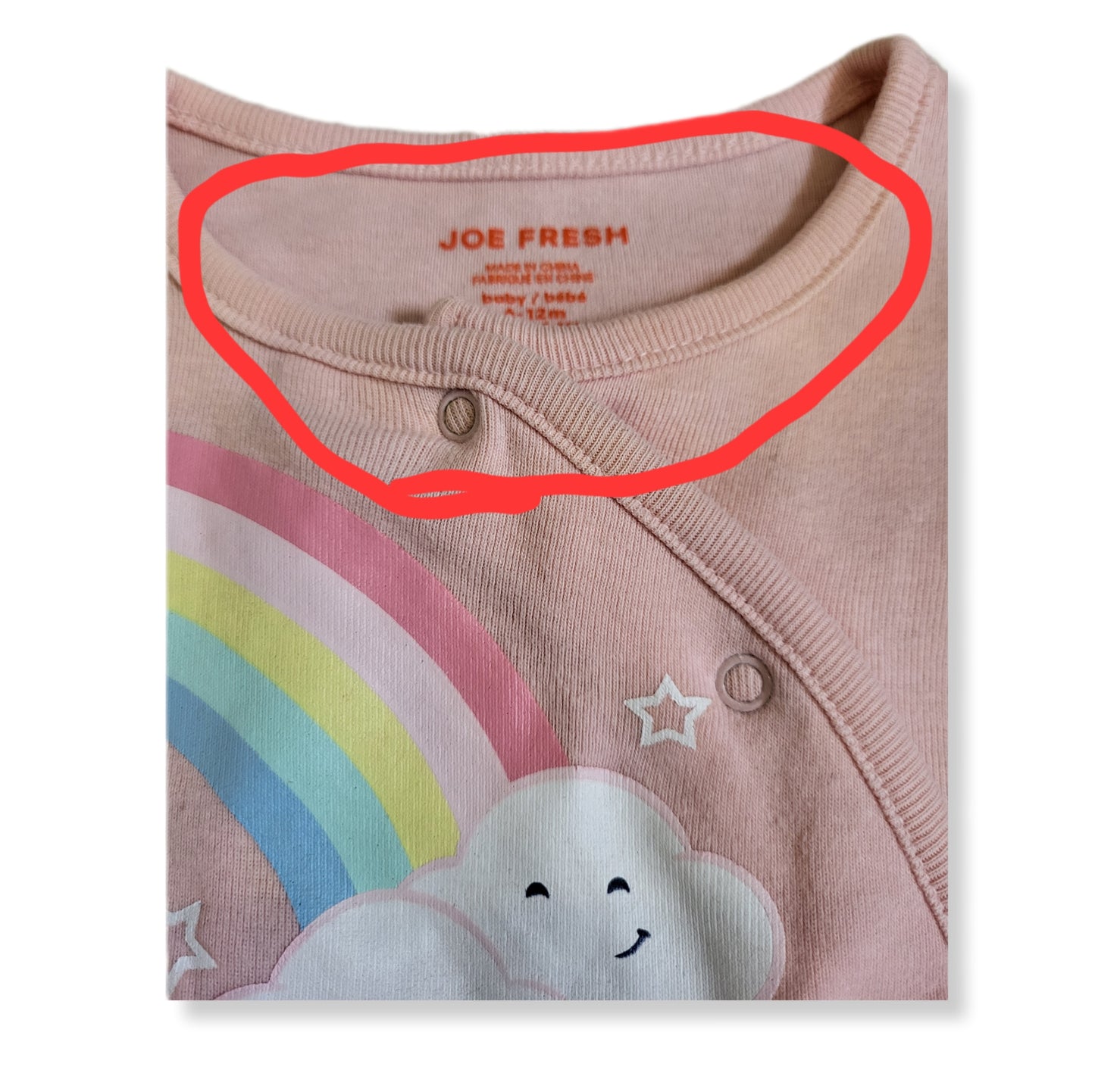 Pyjama Joe Fresh 6-12 mois (imparfait)